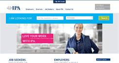 Desktop Screenshot of ipa.com.au
