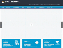 Tablet Screenshot of ipa.ac.tz