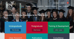 Desktop Screenshot of ipa.ie
